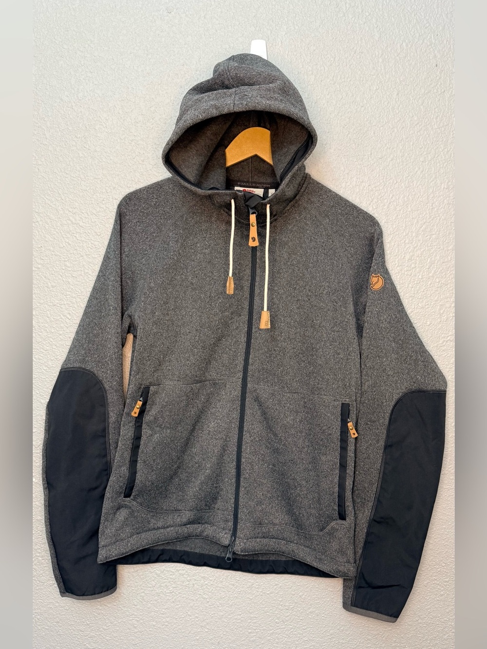 Fjallraven | Ovik Fleece Hoody Jacket | Dark Grey | Size Small